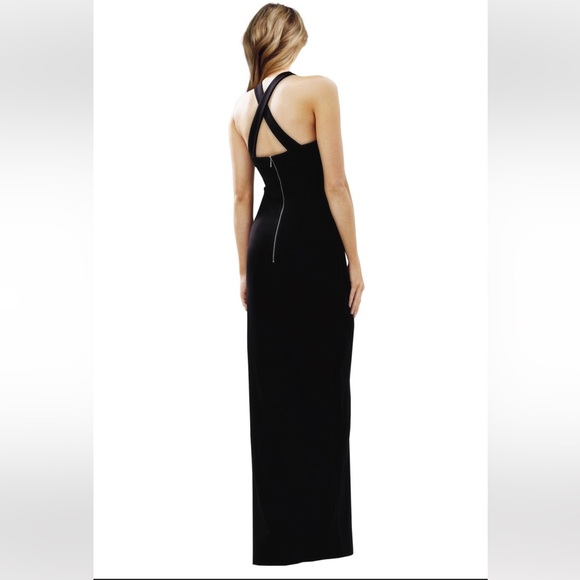 NWT Nicholas Ponti Diamond Cutout Dress Black - Picture 3 of 6